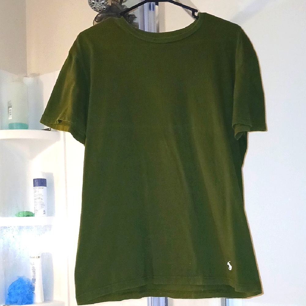 Polo Ralph Lauren - Large - Classic Fit Hunter Green 100% Cotton Tee
